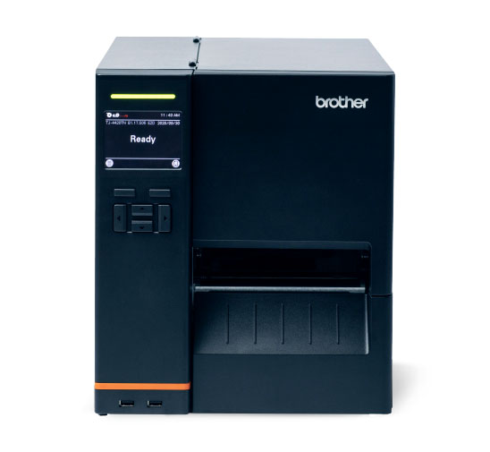 Brother Td-4420tn Desktop Direct Thermal/Thermal Transfer Printer -  Monochrome - Label/Receipt Print - Ethernet - USB - Yes - Serial - With  Cutter