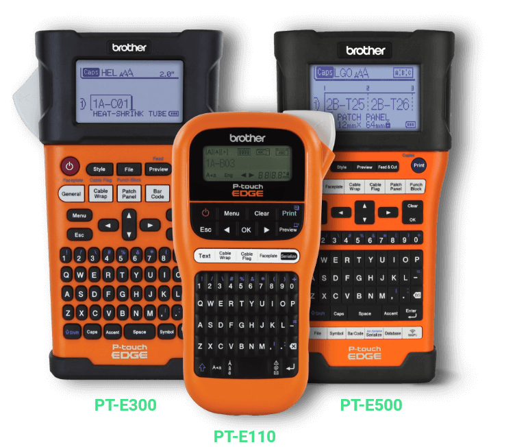 P-touch EDGE Handheld Industrial Label Printers