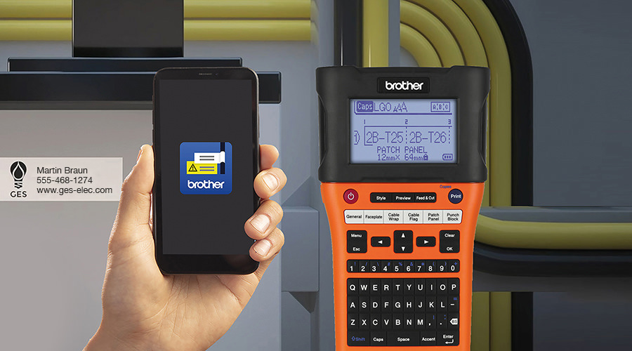 Printing Patch Panel Labels with P-touch Labeler