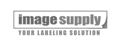 Logo with the words image supply and the tagline Your Labeling Solution in gray, stylized text – perfect for your landing page or tool promotion.