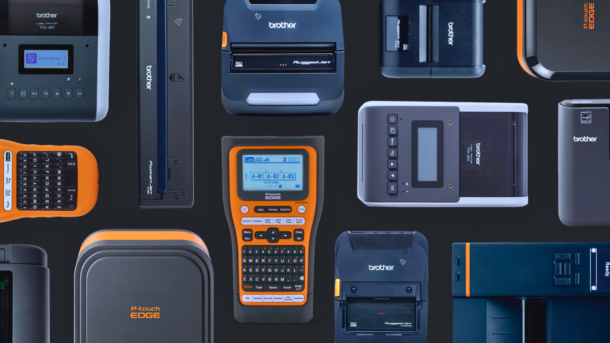 P-touch EDGE Series – Brother Industrial Handheld Label Printers