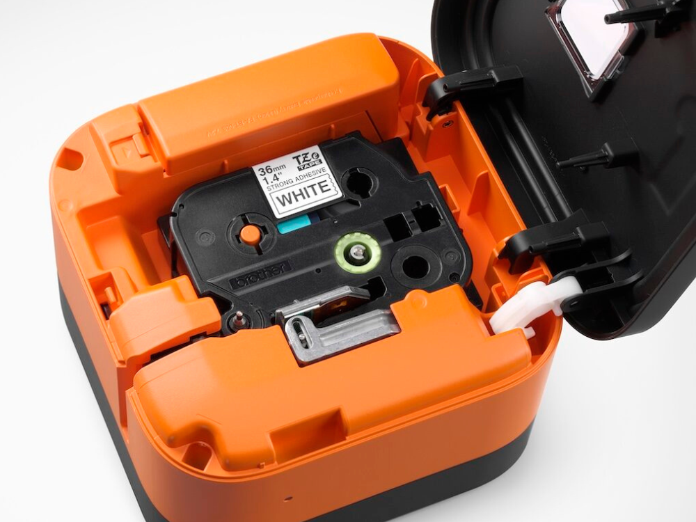 Brother cable labeling machine with P-touch tape